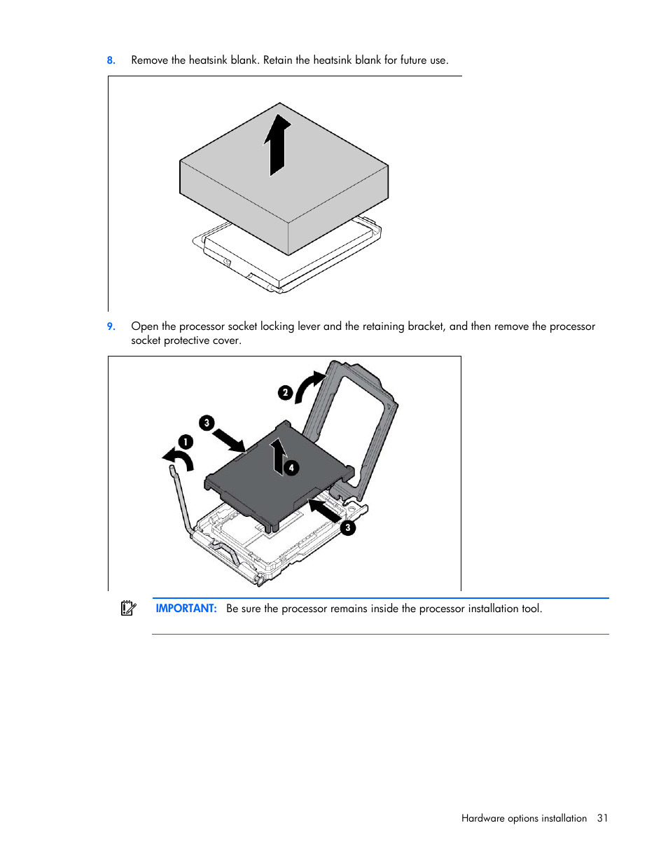 HP ProLiant BL465c Gen8 Server Blade User Manual | Page 31 / 89