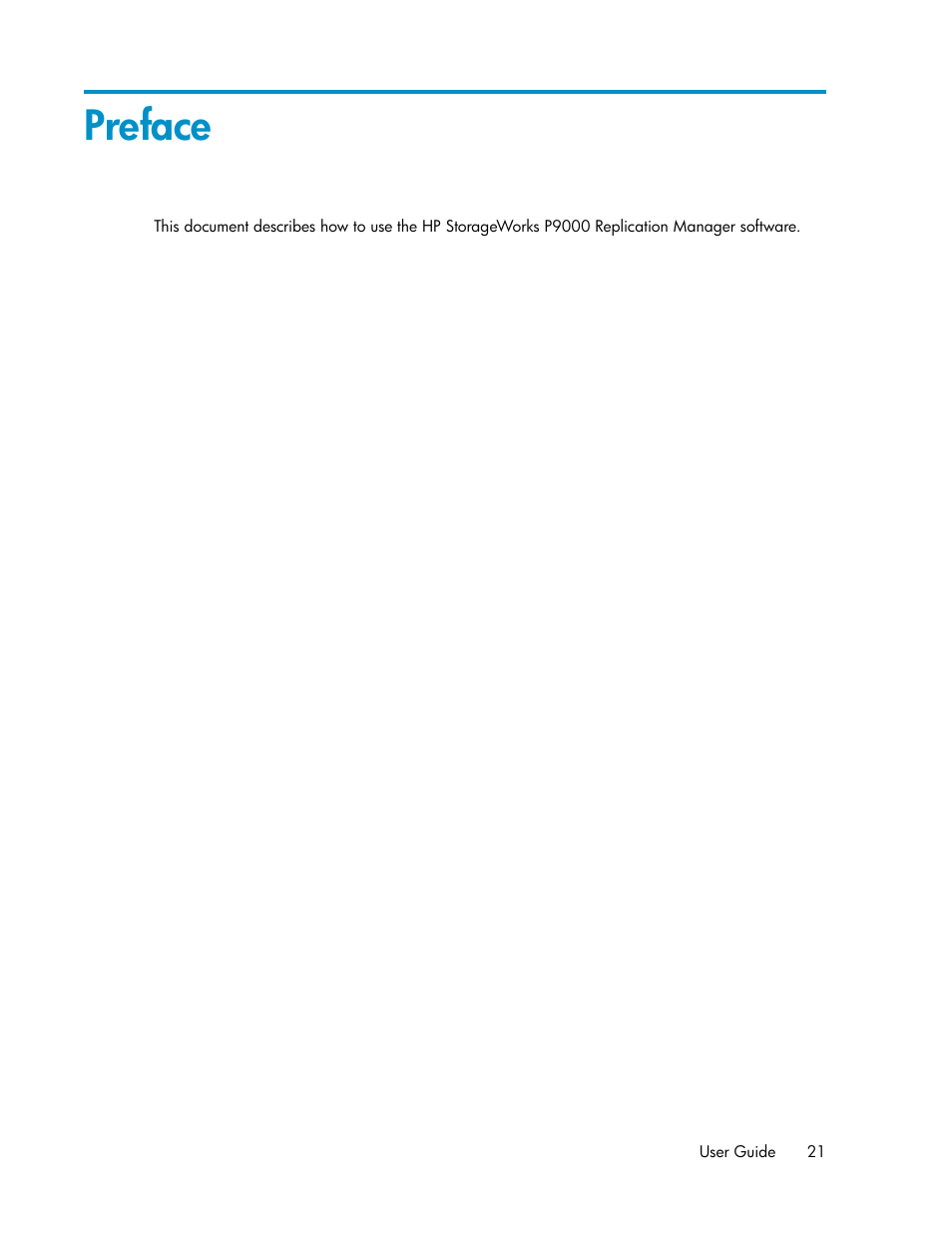 Preface | HP XP P9000 Command View Advanced Edition Software User Manual | Page 21 / 500