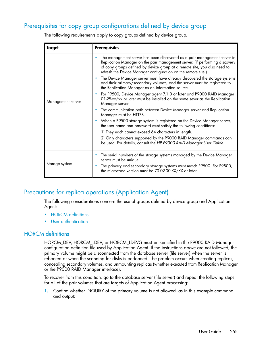 HP XP P9000 Command View Advanced Edition Software User Manual | Page 265 / 500