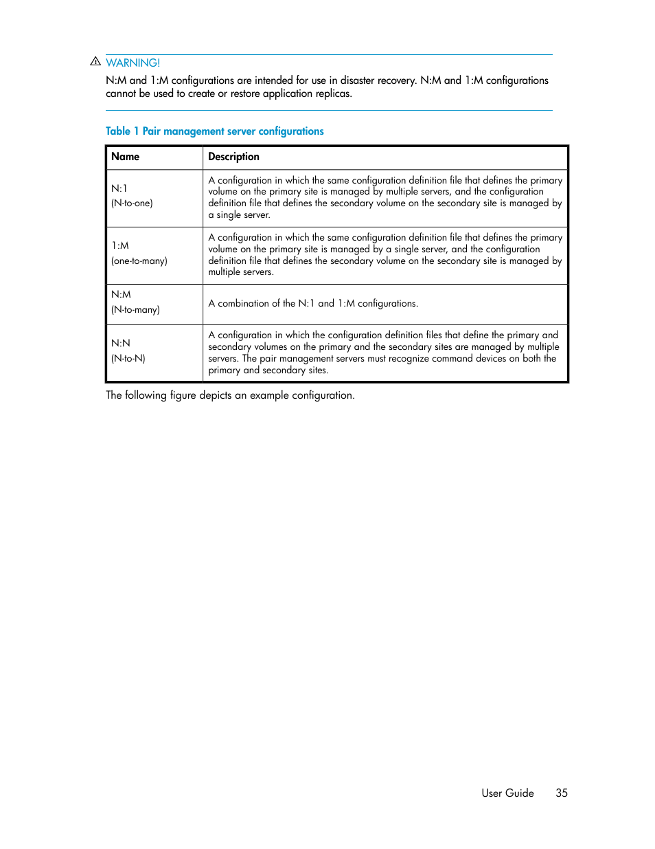 Pair management server configurations | HP XP P9000 Command View Advanced Edition Software User Manual | Page 35 / 500