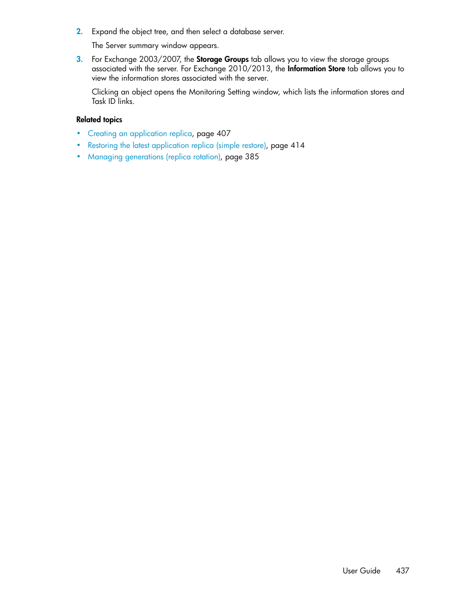HP XP P9000 Command View Advanced Edition Software User Manual | Page 437 / 500