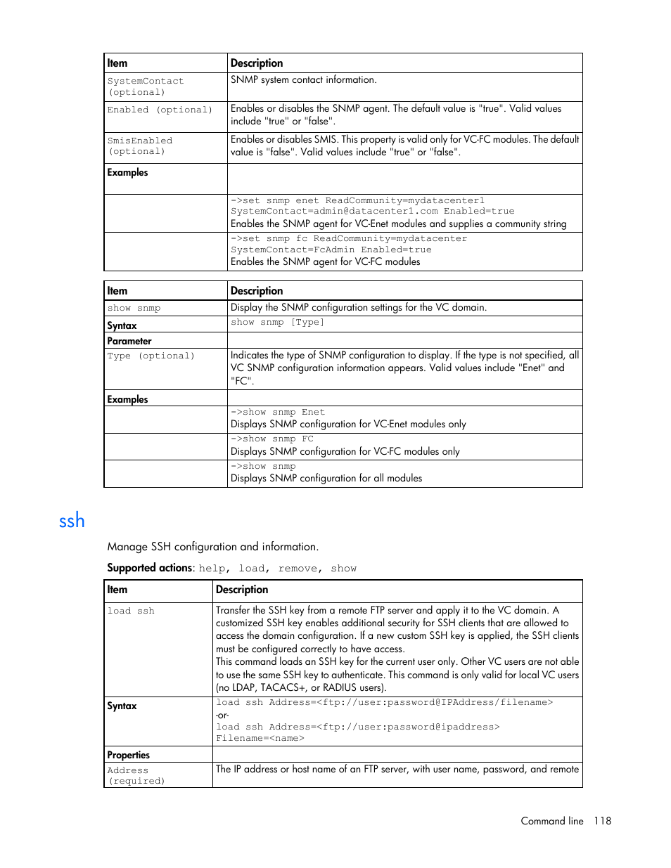 HP Virtual Connect Flex-10 10Gb Ethernet Module for c-Class BladeSystem User Manual | Page 118 / 205