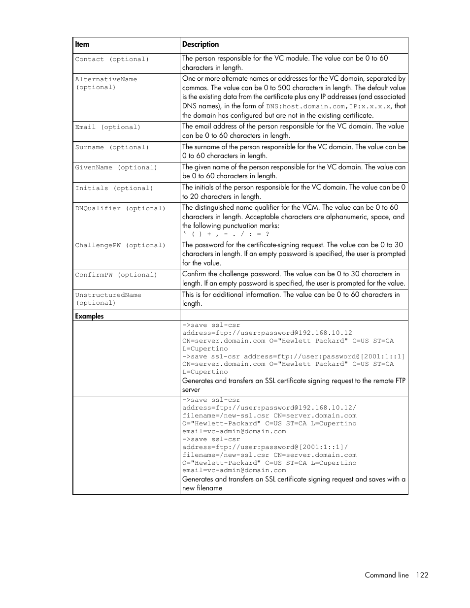 HP Virtual Connect Flex-10 10Gb Ethernet Module for c-Class BladeSystem User Manual | Page 122 / 205