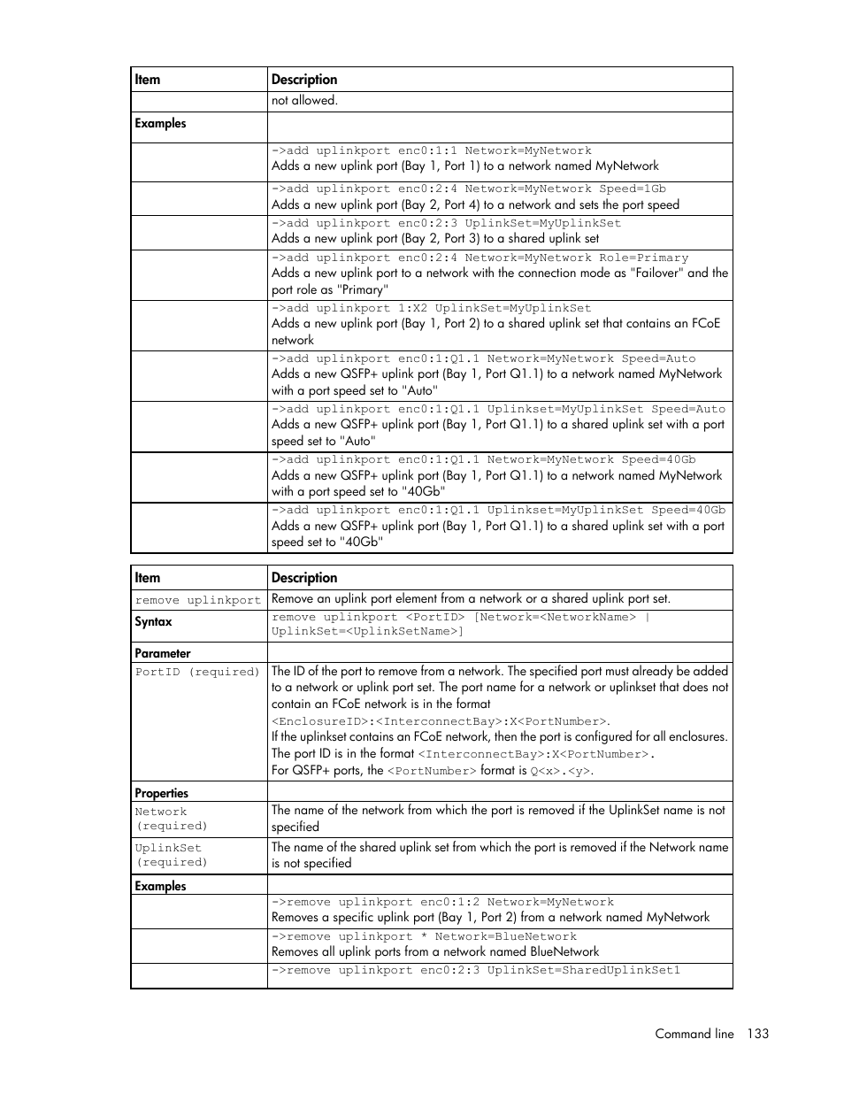 HP Virtual Connect Flex-10 10Gb Ethernet Module for c-Class BladeSystem User Manual | Page 133 / 205