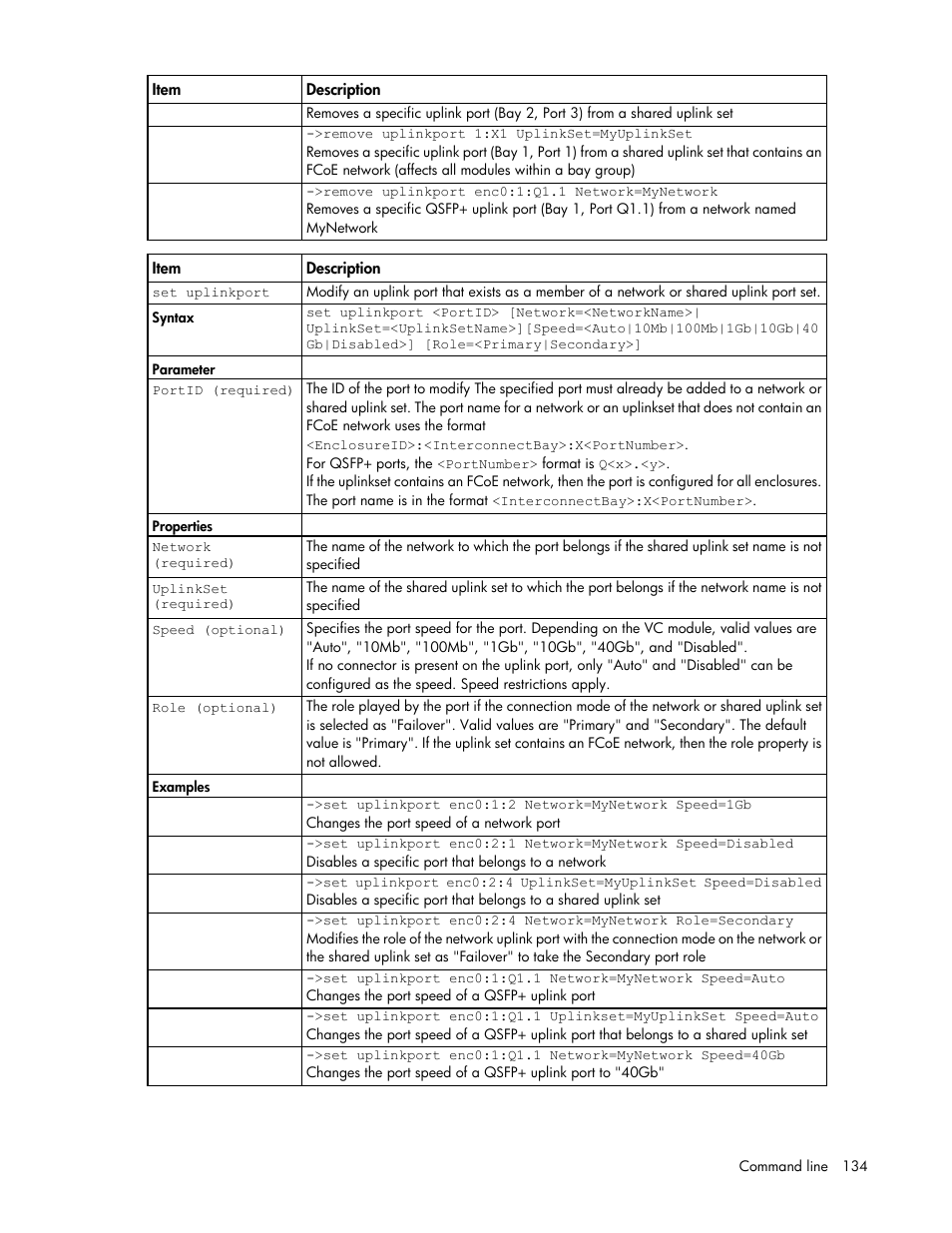 HP Virtual Connect Flex-10 10Gb Ethernet Module for c-Class BladeSystem User Manual | Page 134 / 205