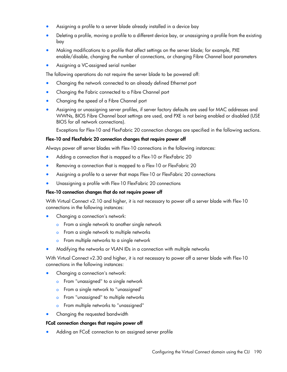 HP Virtual Connect Flex-10 10Gb Ethernet Module for c-Class BladeSystem User Manual | Page 190 / 205