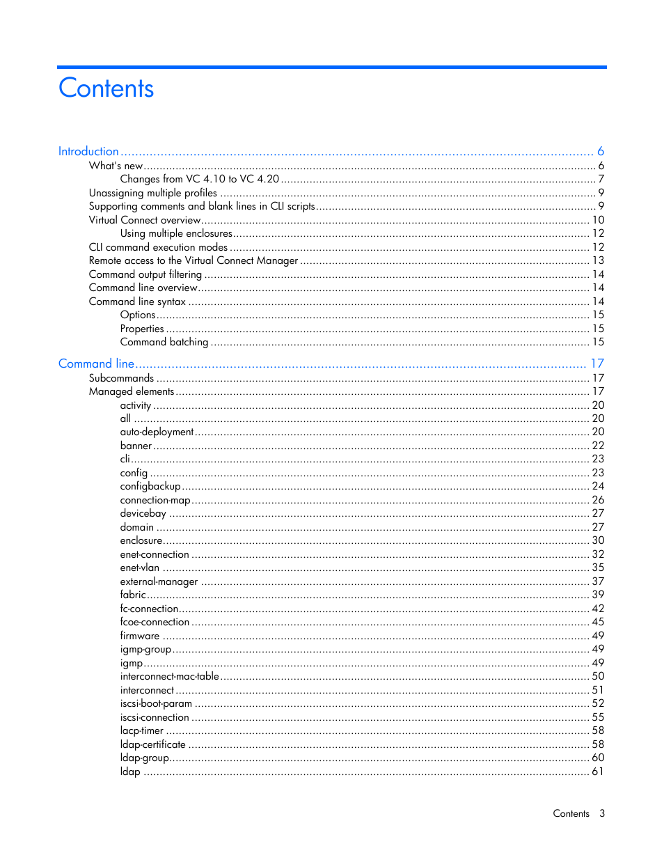 HP Virtual Connect Flex-10 10Gb Ethernet Module for c-Class BladeSystem User Manual | Page 3 / 205