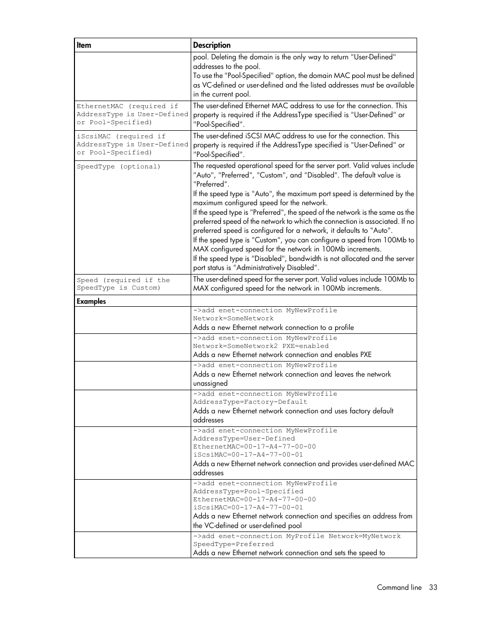 HP Virtual Connect Flex-10 10Gb Ethernet Module for c-Class BladeSystem User Manual | Page 33 / 205