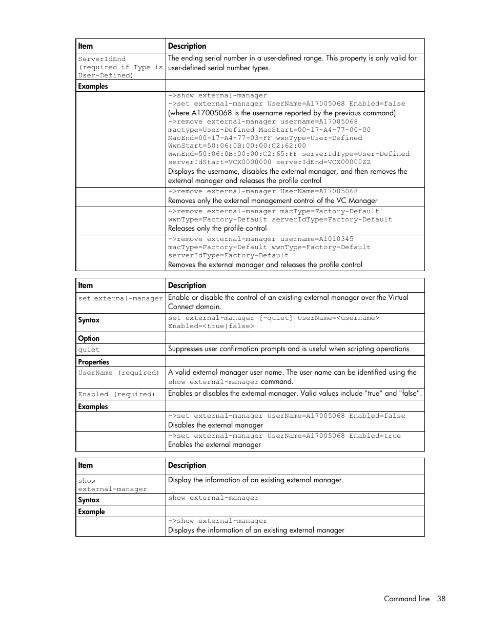 HP Virtual Connect Flex-10 10Gb Ethernet Module for c-Class BladeSystem User Manual | Page 38 / 205