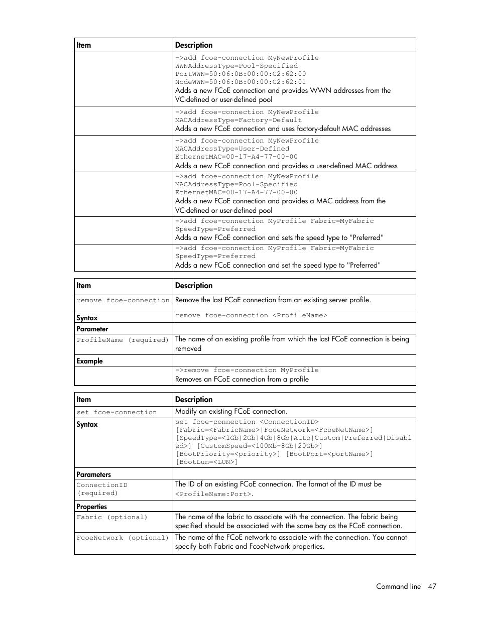 HP Virtual Connect Flex-10 10Gb Ethernet Module for c-Class BladeSystem User Manual | Page 47 / 205