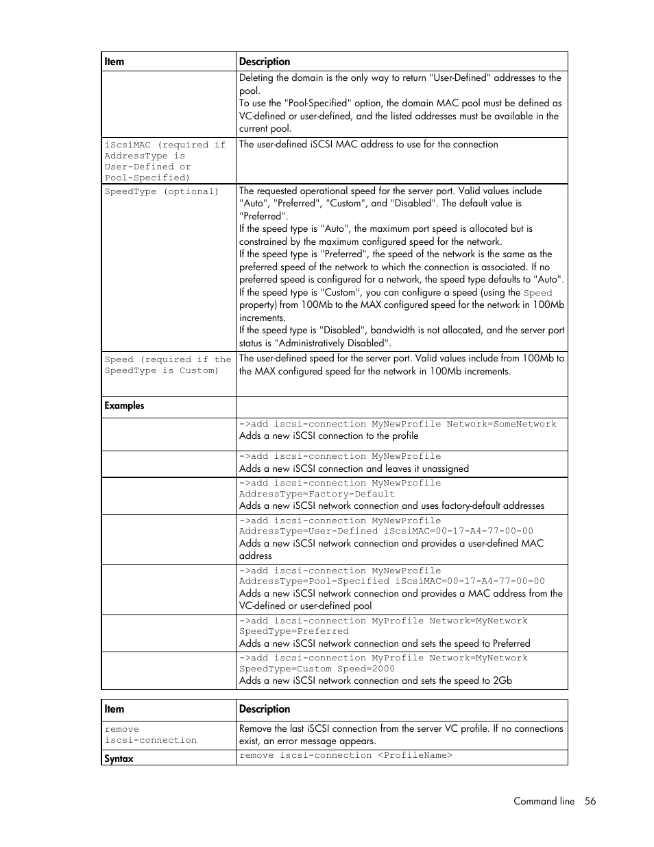 HP Virtual Connect Flex-10 10Gb Ethernet Module for c-Class BladeSystem User Manual | Page 56 / 205