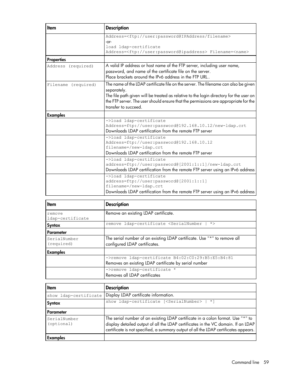 HP Virtual Connect Flex-10 10Gb Ethernet Module for c-Class BladeSystem User Manual | Page 59 / 205