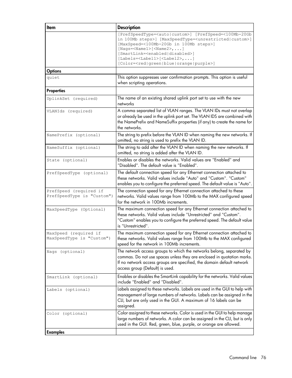 HP Virtual Connect Flex-10 10Gb Ethernet Module for c-Class BladeSystem User Manual | Page 76 / 205