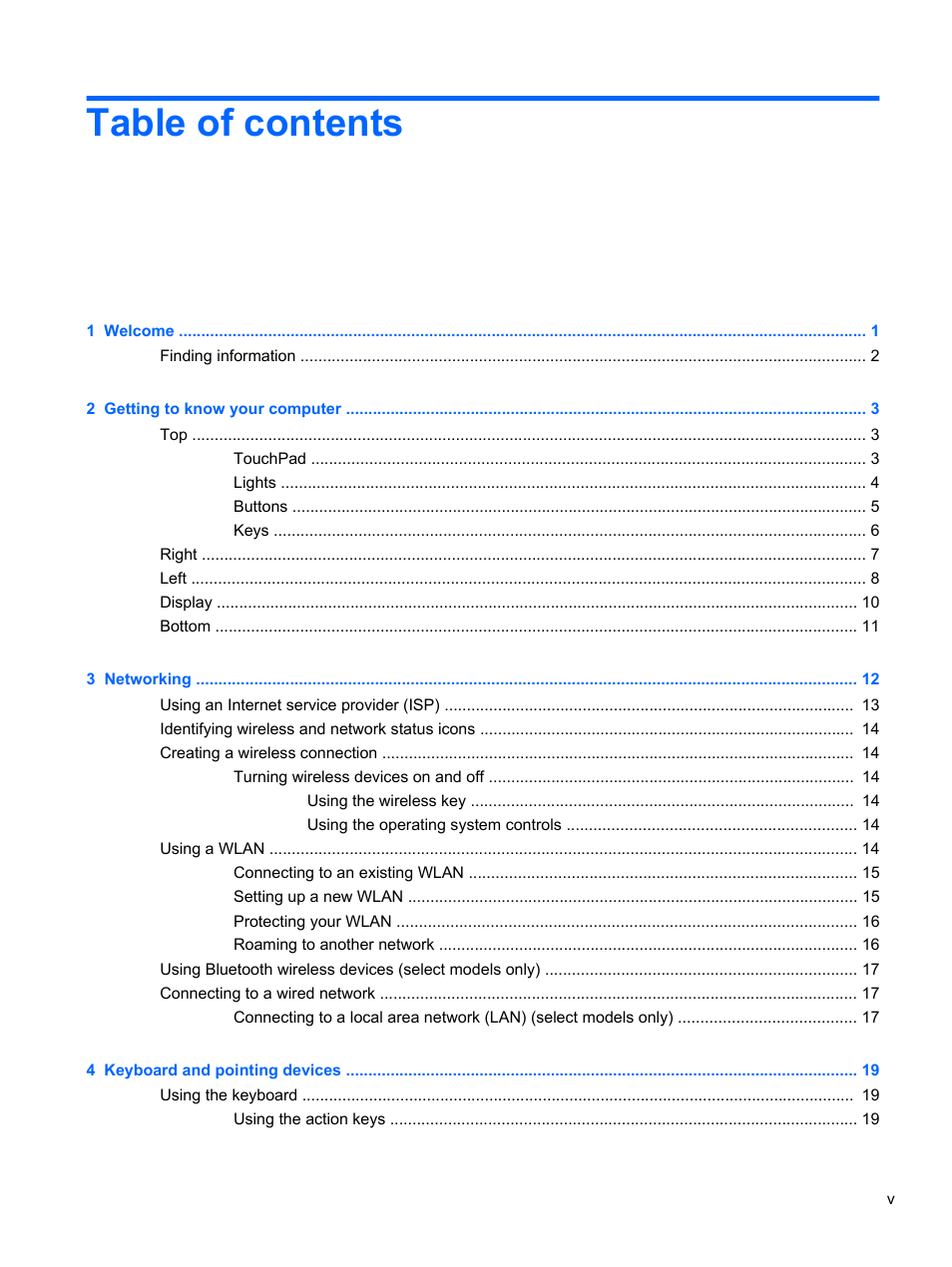 HP Compaq 435 Notebook PC User Manual | Page 5 / 92