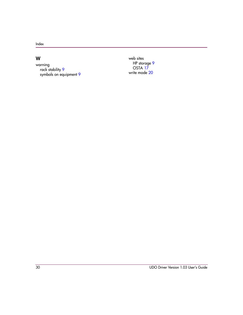 HP StorageWorks Ultra Density Optical Storage User Manual | Page 30 / 30