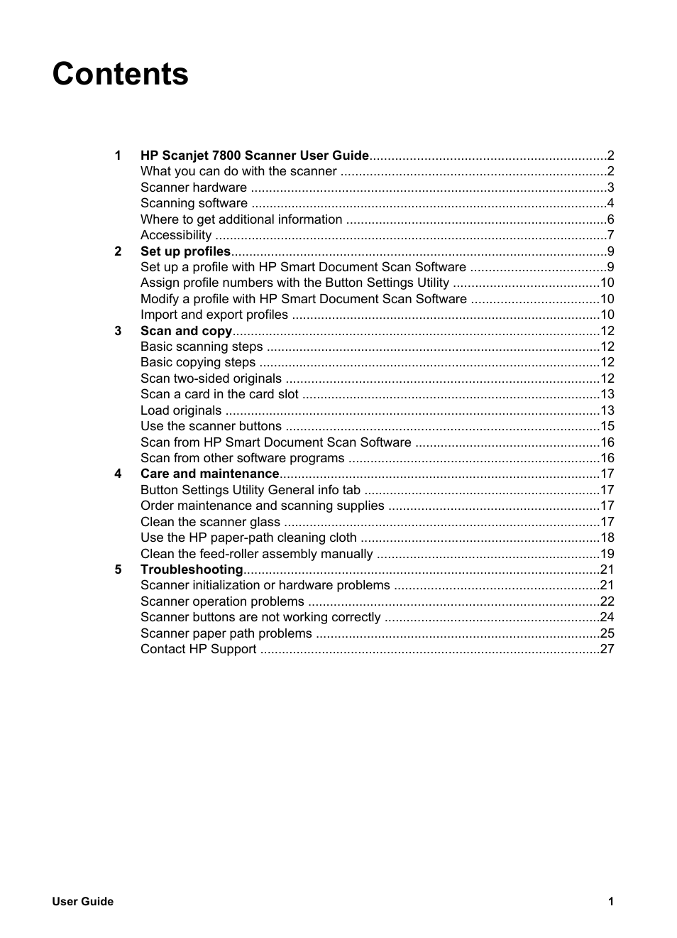 HP Scanjet 7800 Document Sheet-feed Scanner User Manual | Page 3 / 30