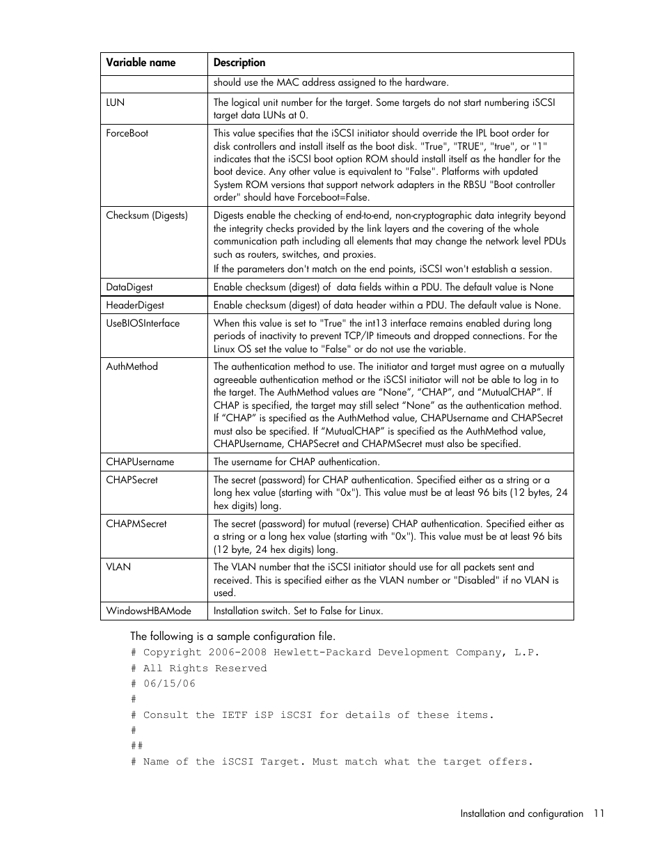 HP NC373F PCI-E Multifunction 1000SX Gigabit Server Adapter User Manual | Page 11 / 42