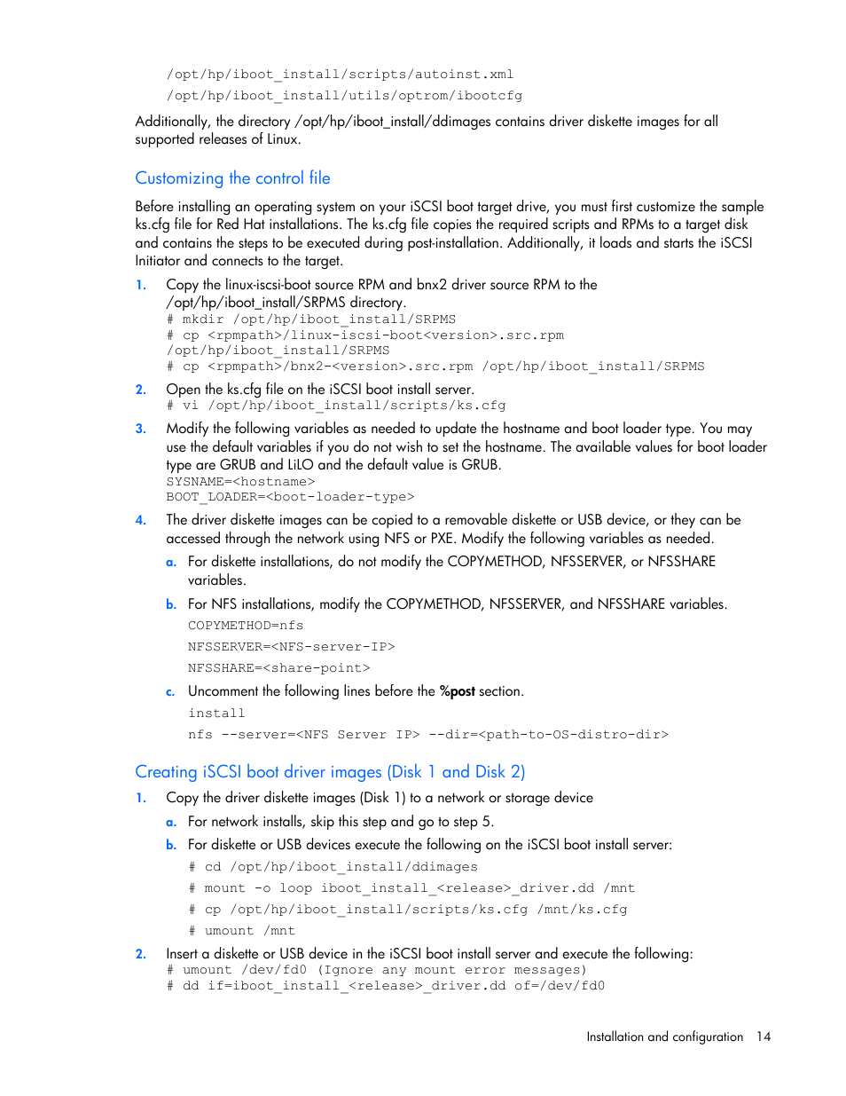 HP NC373F PCI-E Multifunction 1000SX Gigabit Server Adapter User Manual | Page 14 / 42