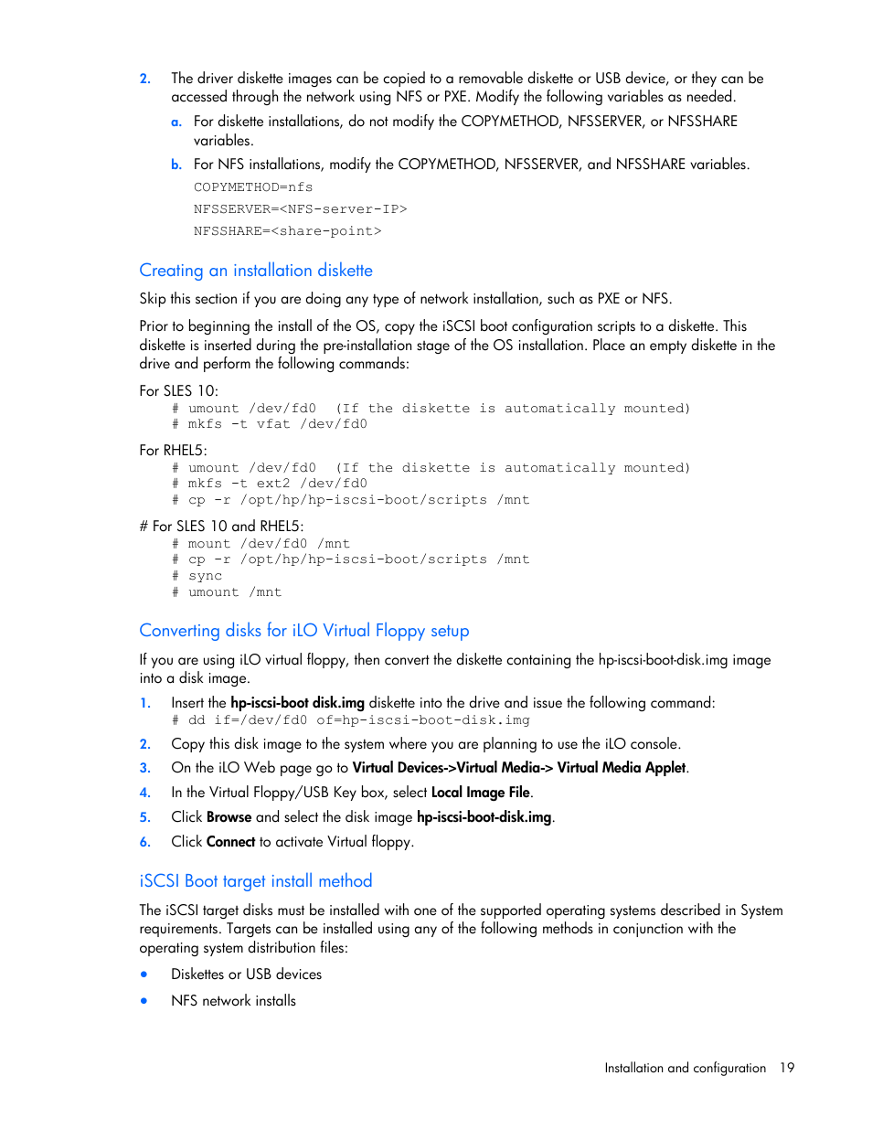 HP NC373F PCI-E Multifunction 1000SX Gigabit Server Adapter User Manual | Page 19 / 42