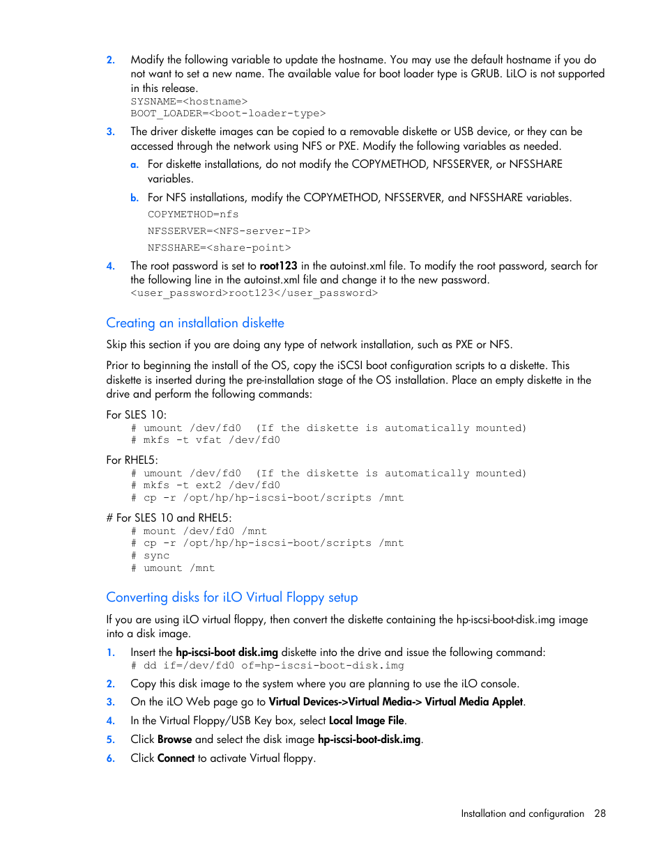 HP NC373F PCI-E Multifunction 1000SX Gigabit Server Adapter User Manual | Page 28 / 42