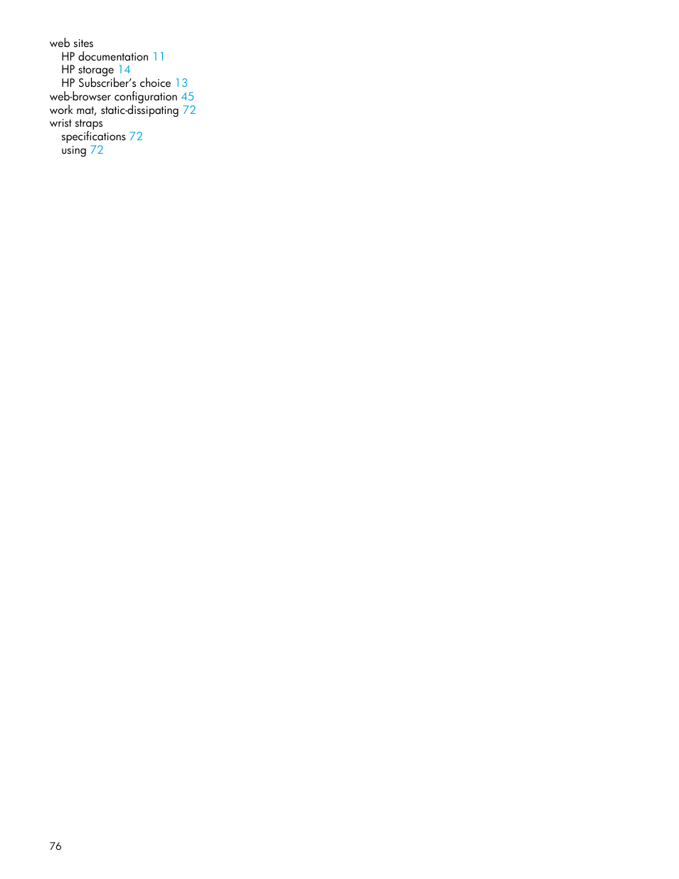 HP 2000SA G2-Modular-Smart-Array User Manual | Page 76 / 76
