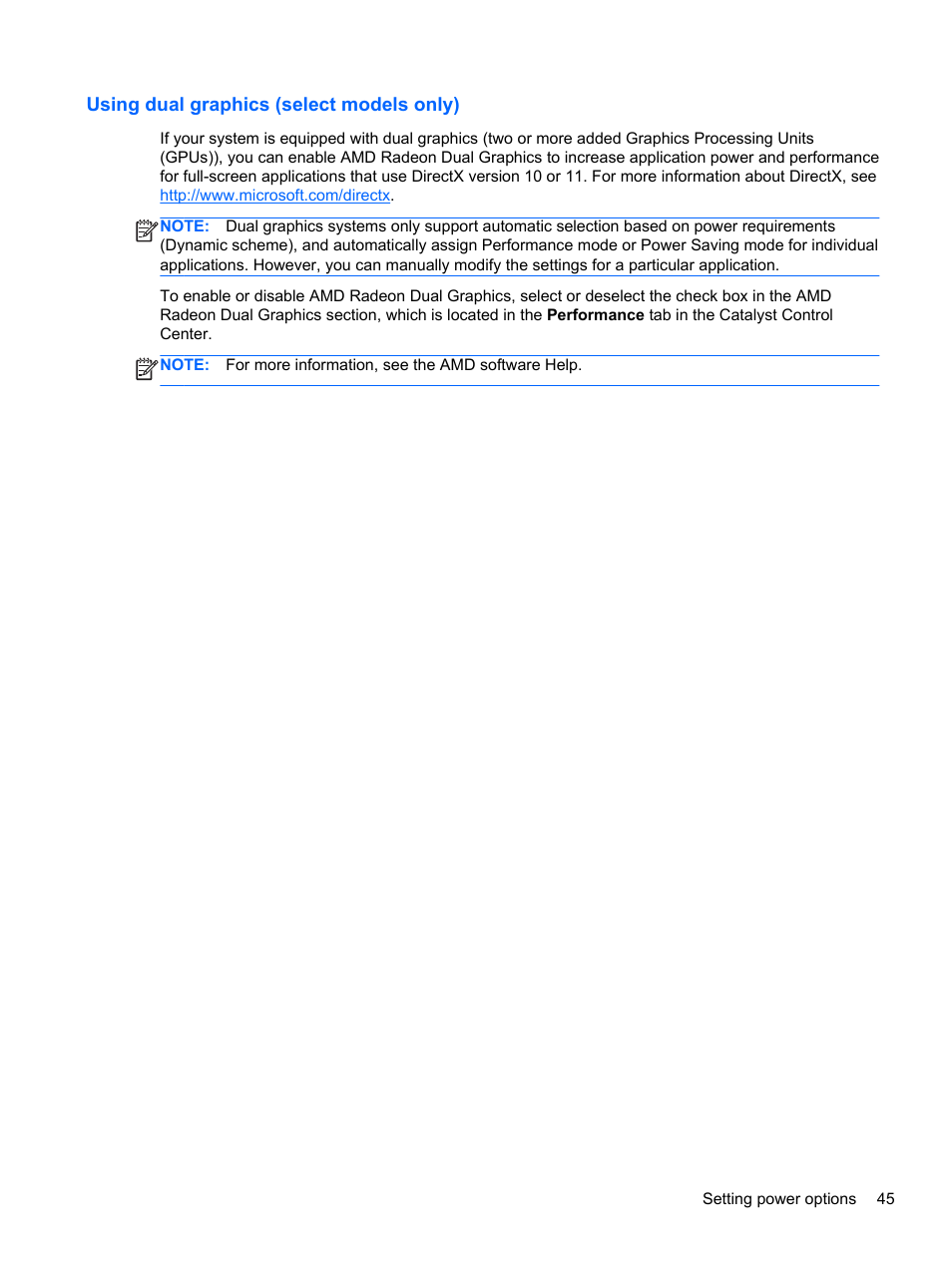 Using dual graphics (select models only) | HP ProBook 450 G1 Notebook PC User Manual | Page 55 / 113