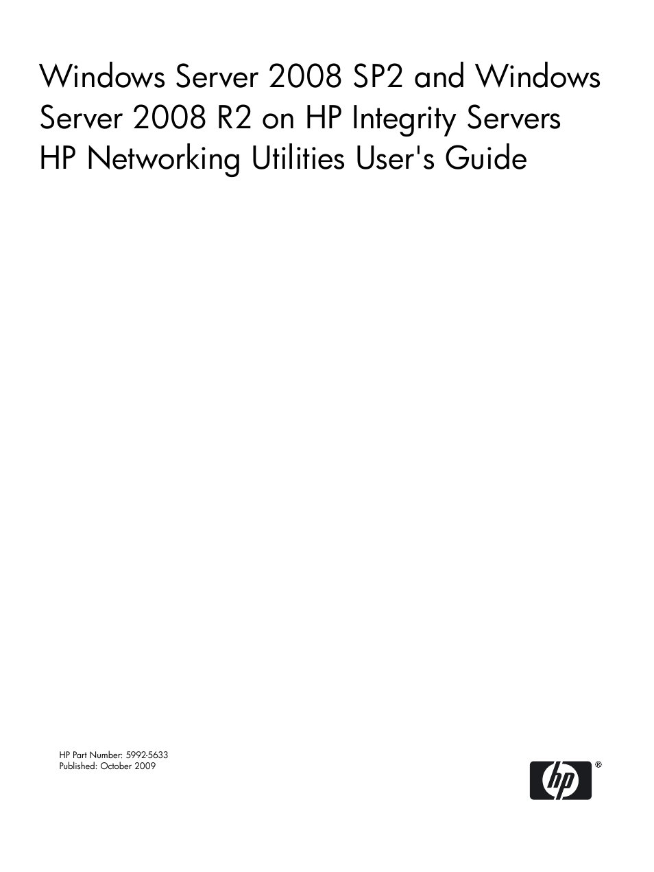 HP Integrity rx3600 Server User Manual | 19 pages