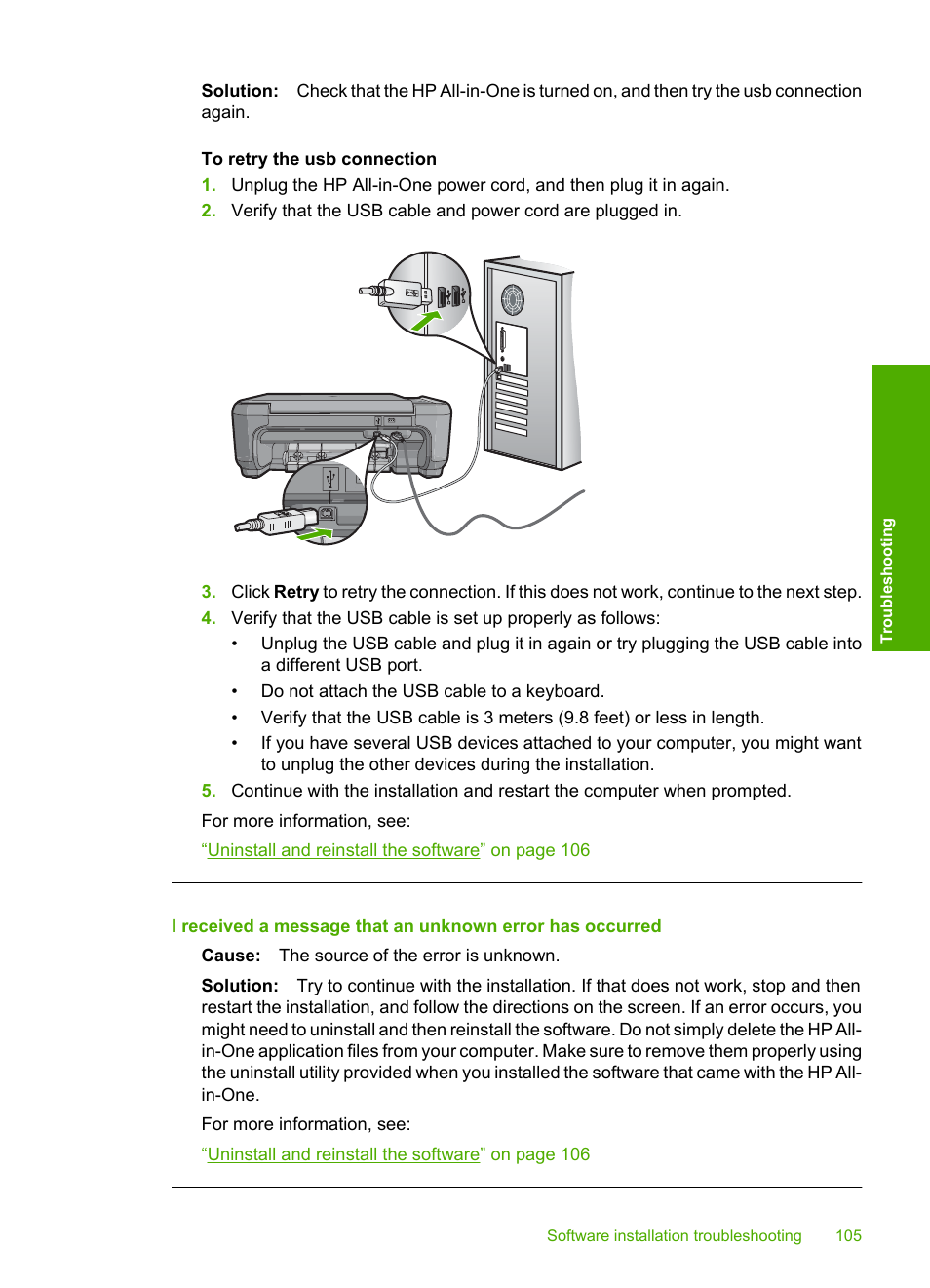 HP Photosmart C4380 All-in-One Printer User Manual | Page 106 / 179