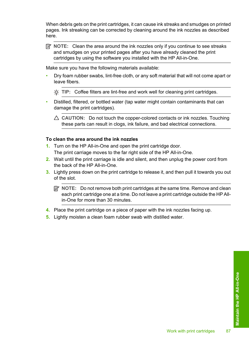 HP Photosmart C4380 All-in-One Printer User Manual | Page 88 / 179