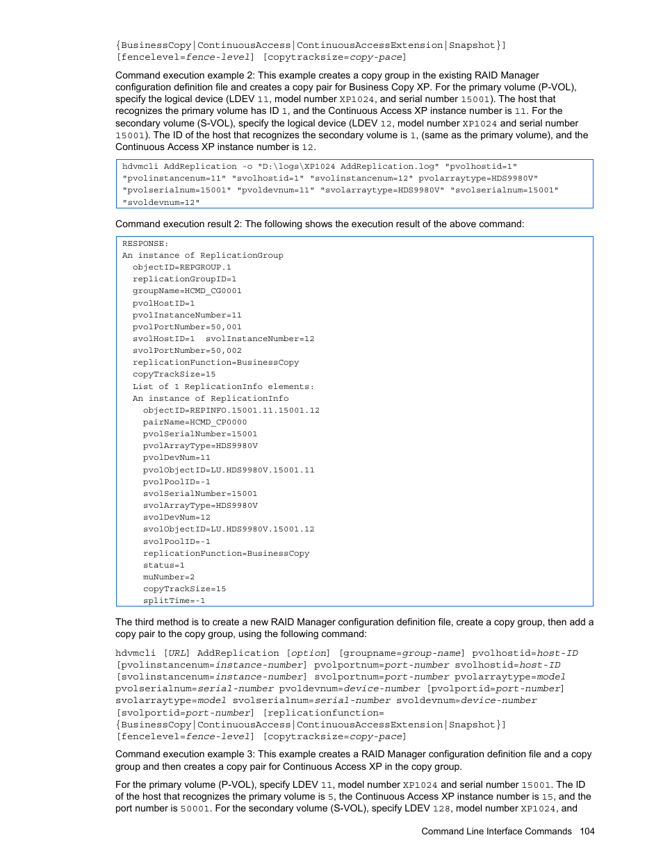 HP StorageWorks XP10000 Disk Array User Manual | Page 104 / 118