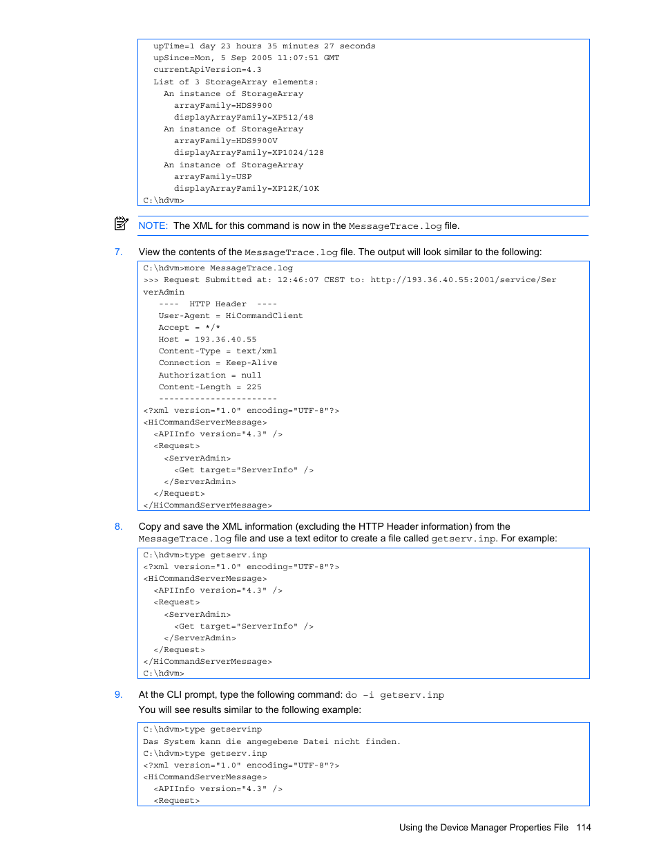 HP StorageWorks XP10000 Disk Array User Manual | Page 114 / 118