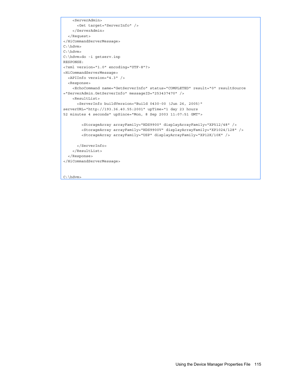 HP StorageWorks XP10000 Disk Array User Manual | Page 115 / 118