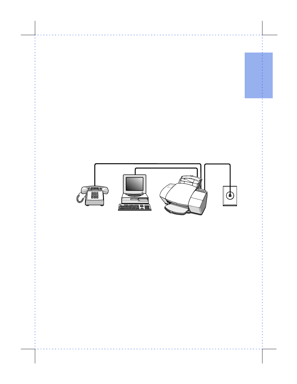 Shared line, pc- modem & computer voicemail (case | HP Officejet 590 All-in-One Printer User Manual | Page 27 / 130
