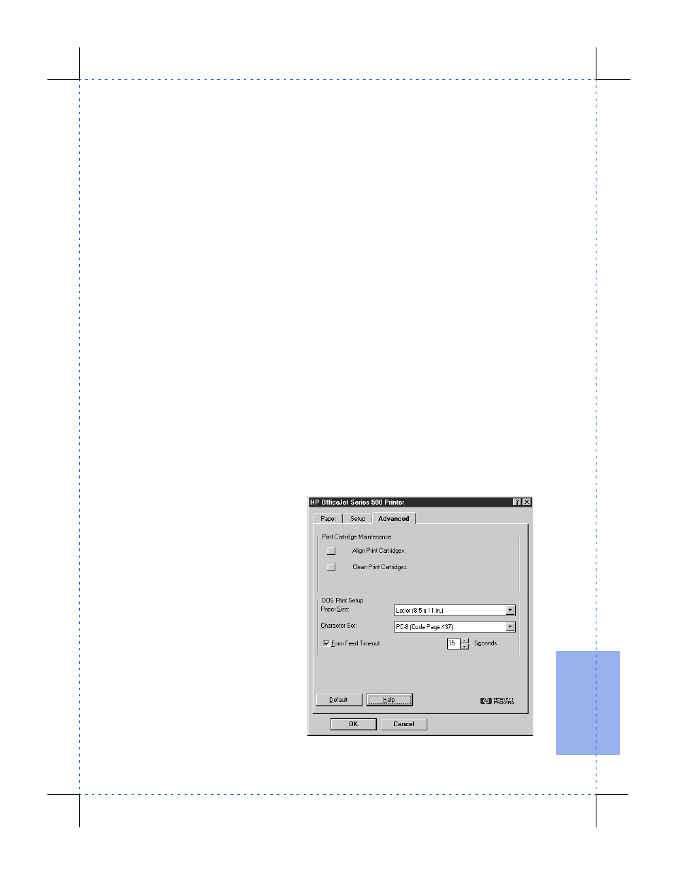Printing in grayscale, Using the advanced tab settings | HP Officejet 590 All-in-One Printer User Manual | Page 96 / 130