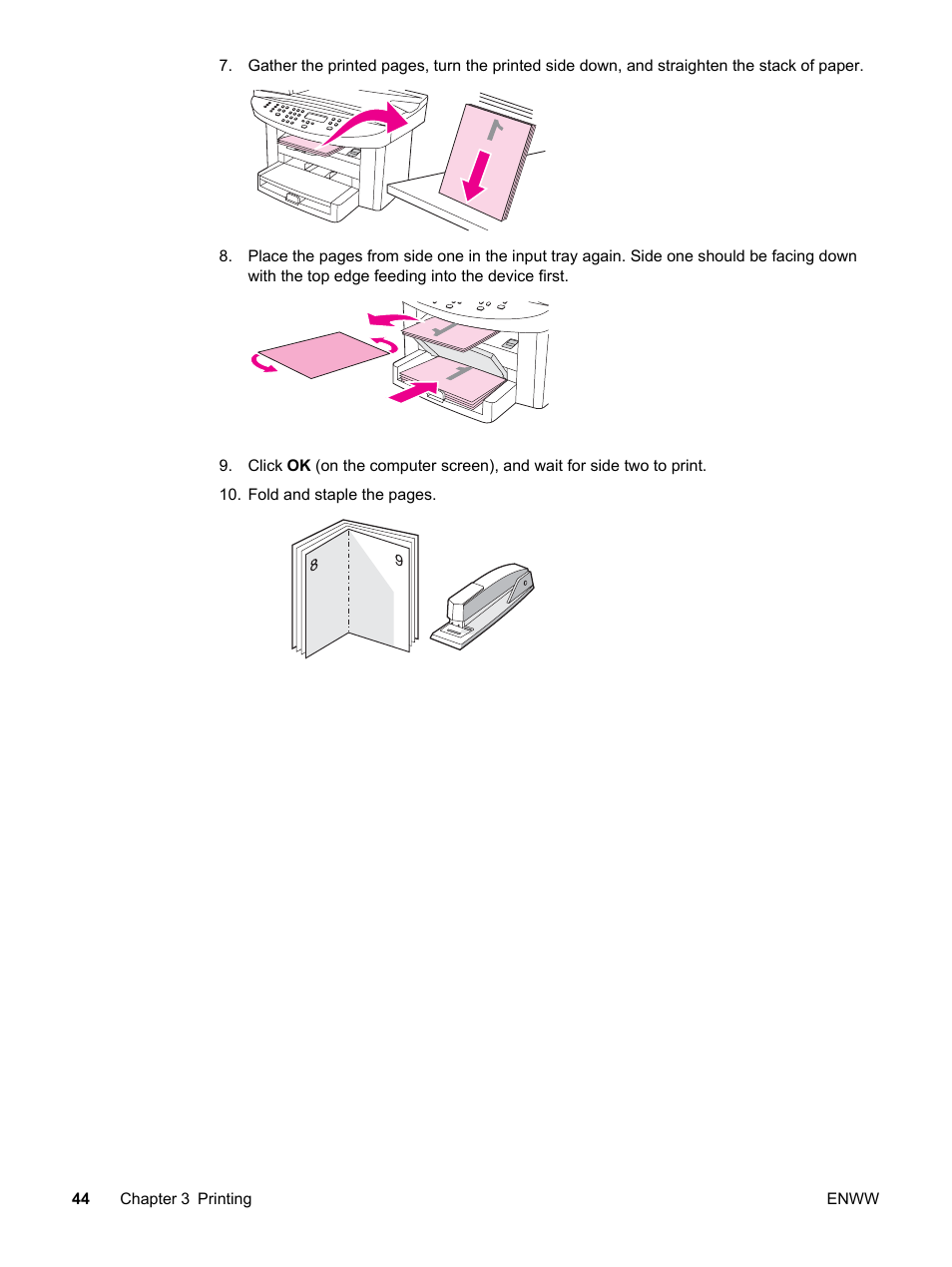 HP LaserJet 3020 All-in-One Printer User Manual | Page 54 / 182