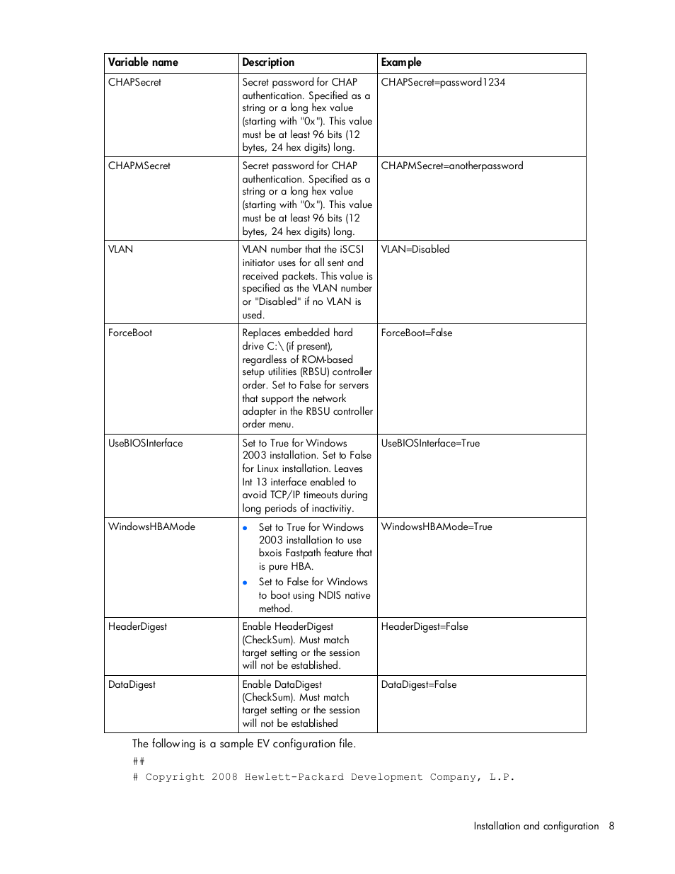 HP NC374m PCI Express Dual Port Multifunction Gigabit Server Adapter User Manual | Page 8 / 26