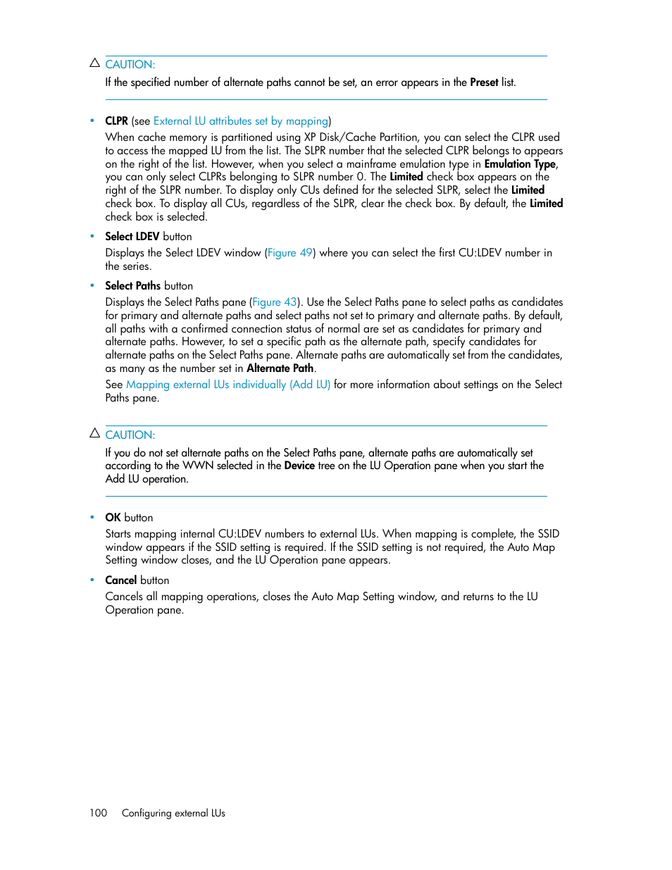 HP XP External Storage Software User Manual | Page 100 / 200