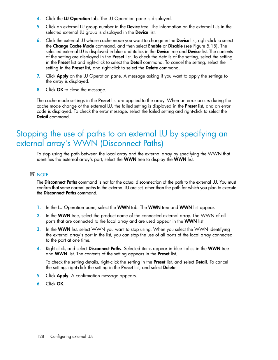 HP XP External Storage Software User Manual | Page 128 / 200