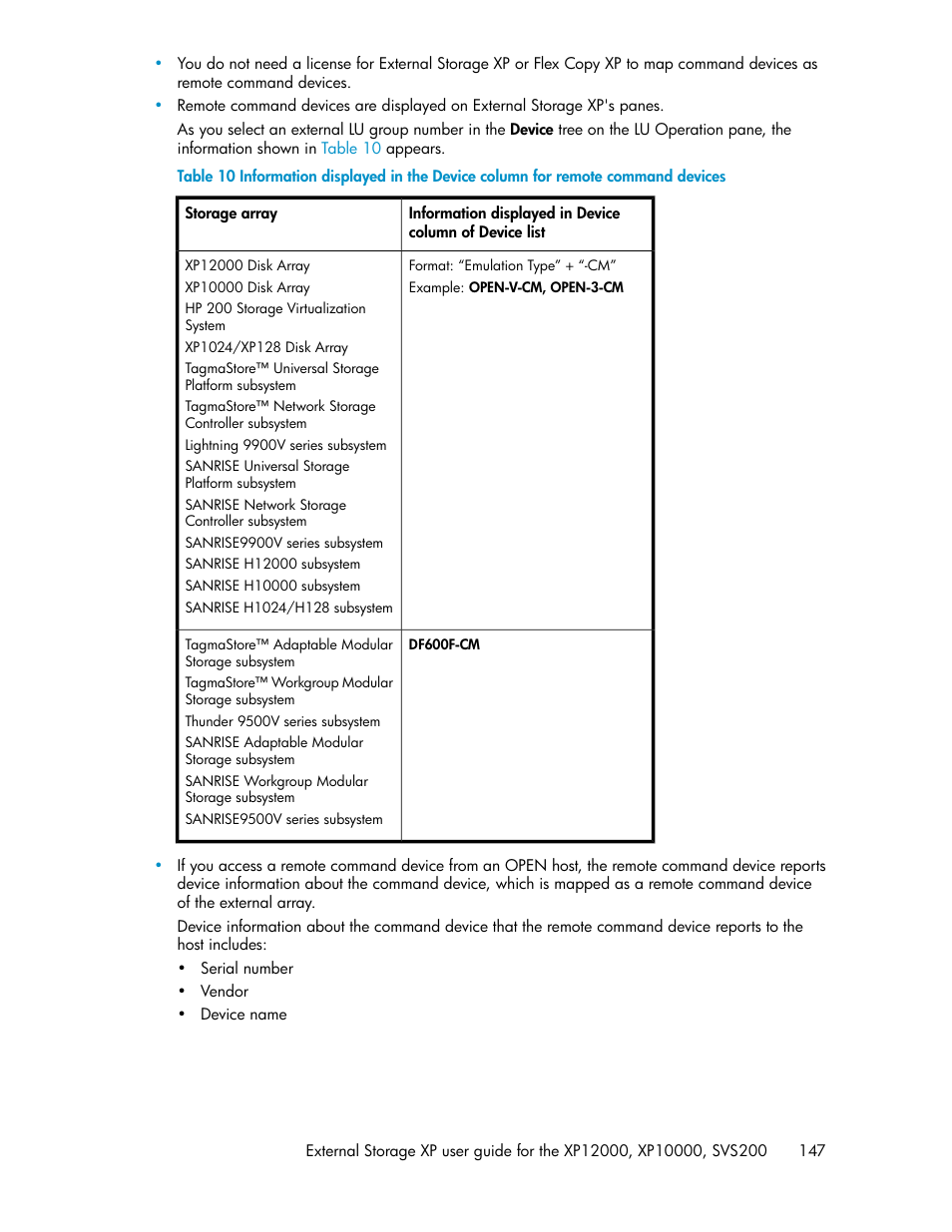 HP XP External Storage Software User Manual | Page 147 / 200