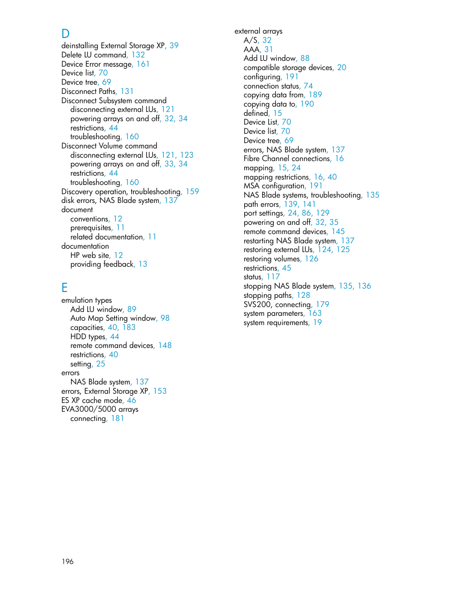 HP XP External Storage Software User Manual | Page 196 / 200