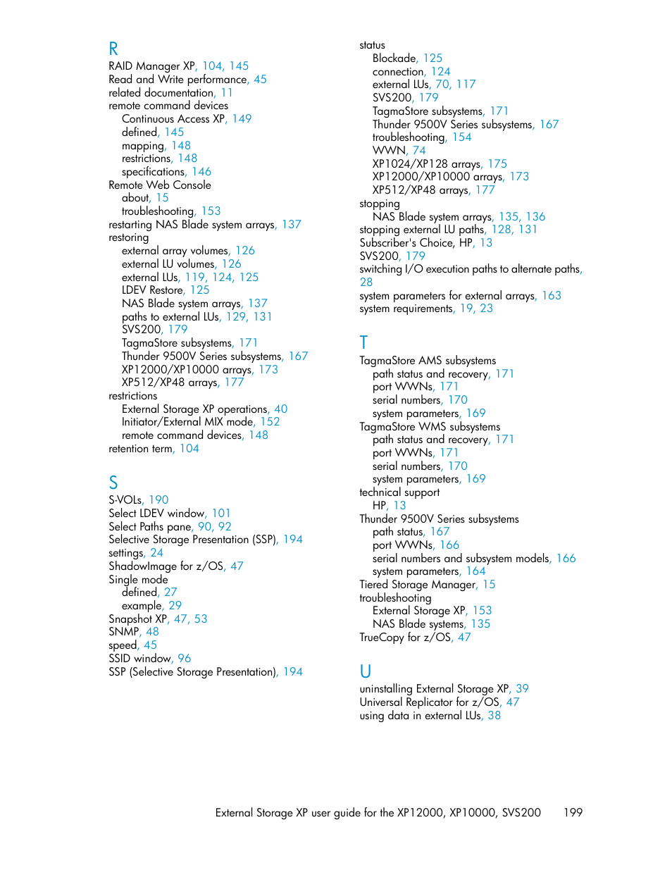 HP XP External Storage Software User Manual | Page 199 / 200