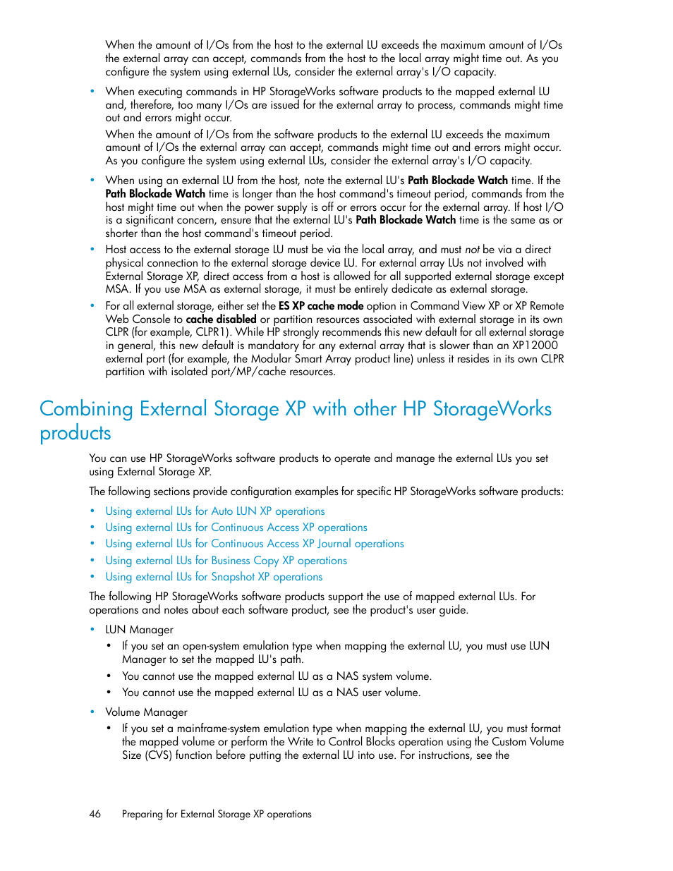 HP XP External Storage Software User Manual | Page 46 / 200