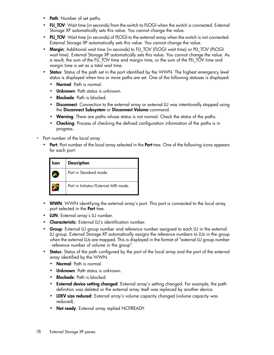 HP XP External Storage Software User Manual | Page 78 / 200