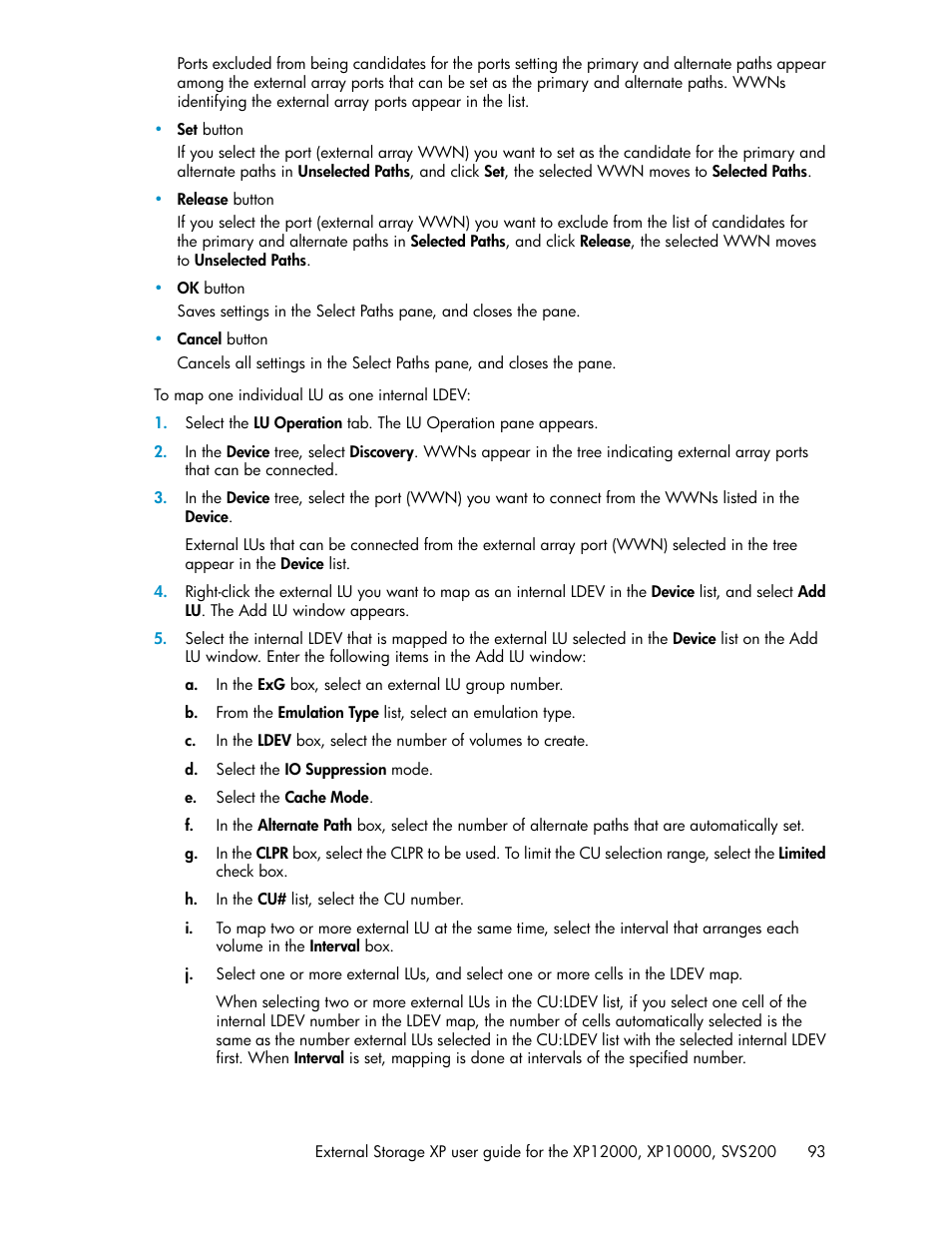 HP XP External Storage Software User Manual | Page 93 / 200