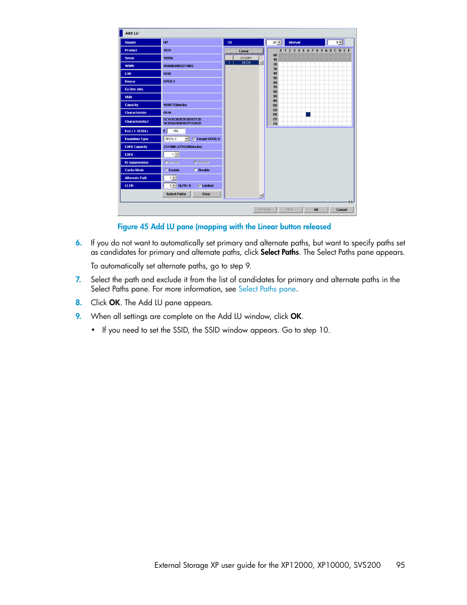 HP XP External Storage Software User Manual | Page 95 / 200