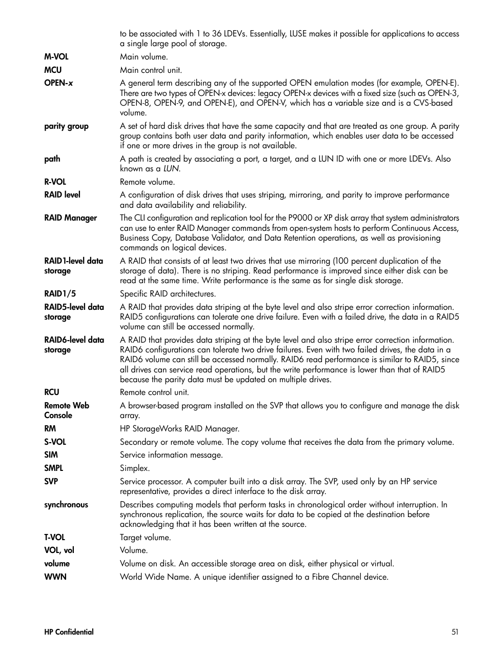 HP XP7 Storage User Manual | Page 51 / 53