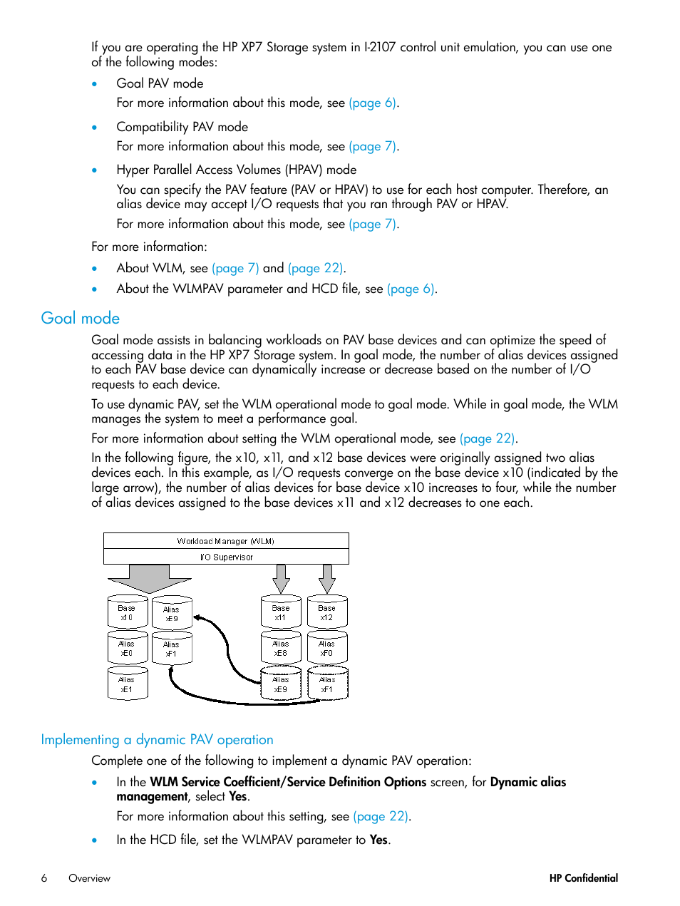 Goal mode, Implementing a dynamic pav operation | HP XP7 Storage User Manual | Page 6 / 53