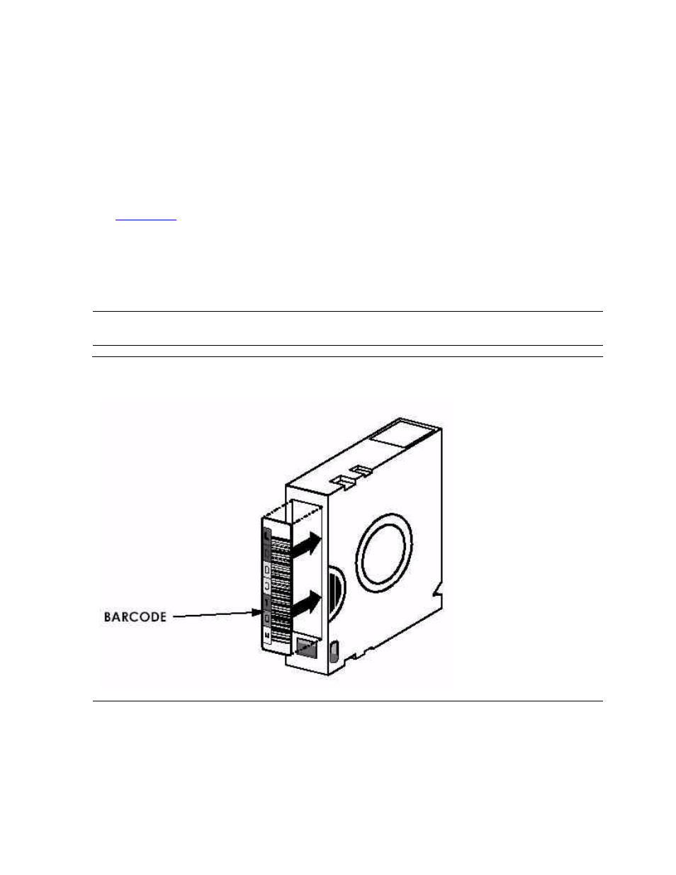 Using the correct media, Lto cartridge media, Figure 4-4 | Barcode label installation (lto) | HP Integrity NonStop H-Series User Manual | Page 18 / 38