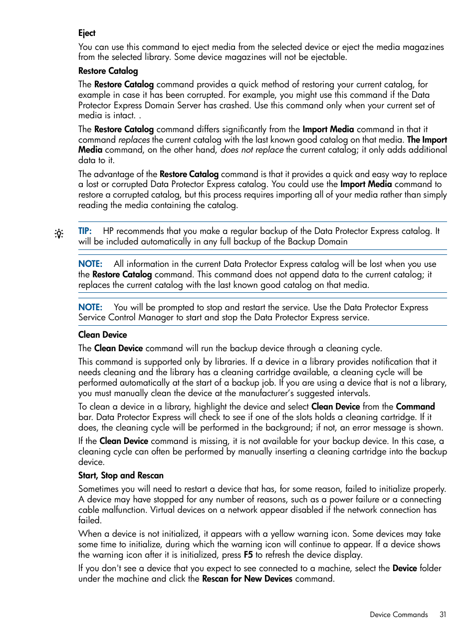 HP Data Protector Express Basic-Software User Manual | Page 31 / 83