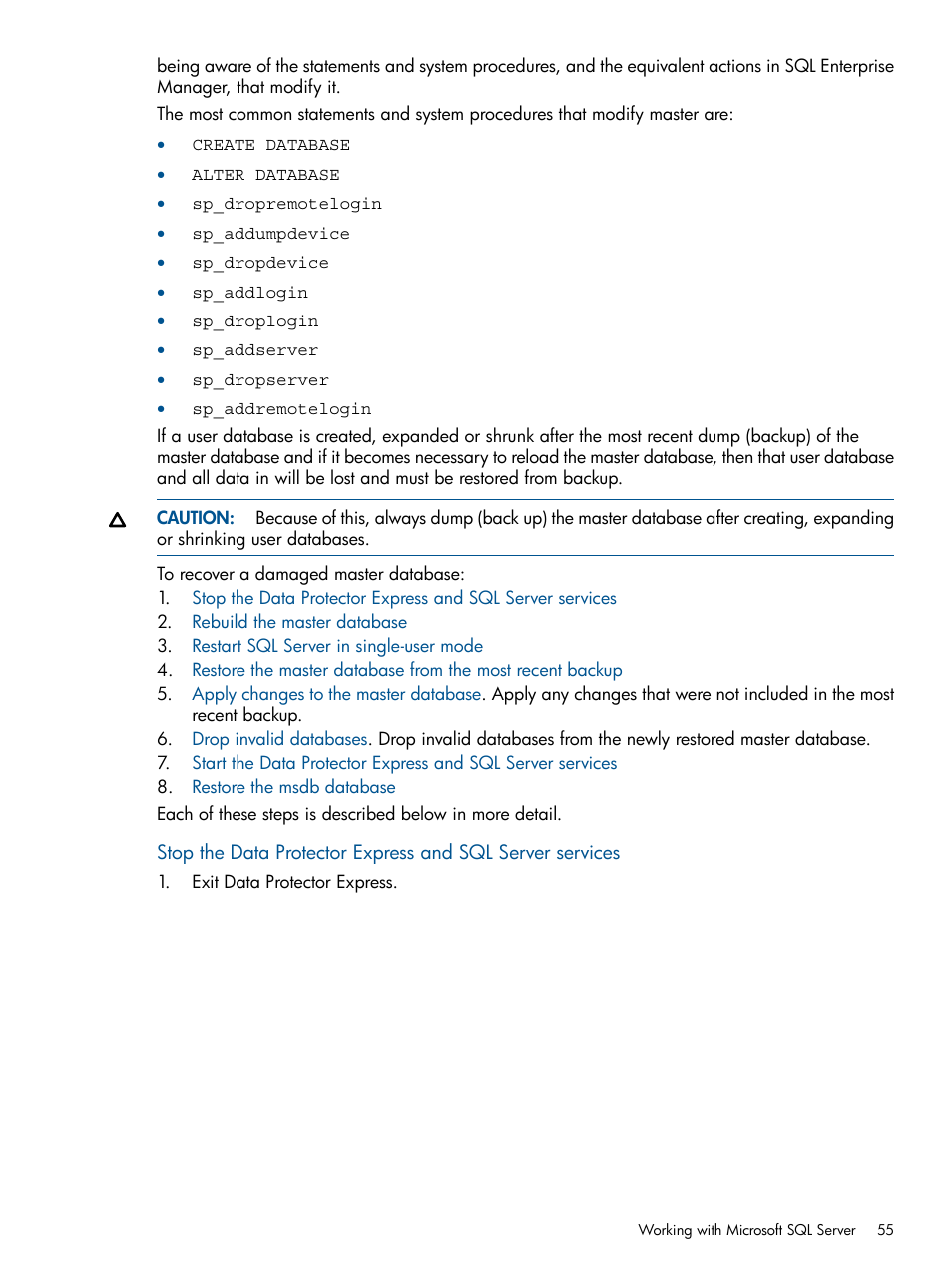 HP Data Protector Express Basic-Software User Manual | Page 55 / 83